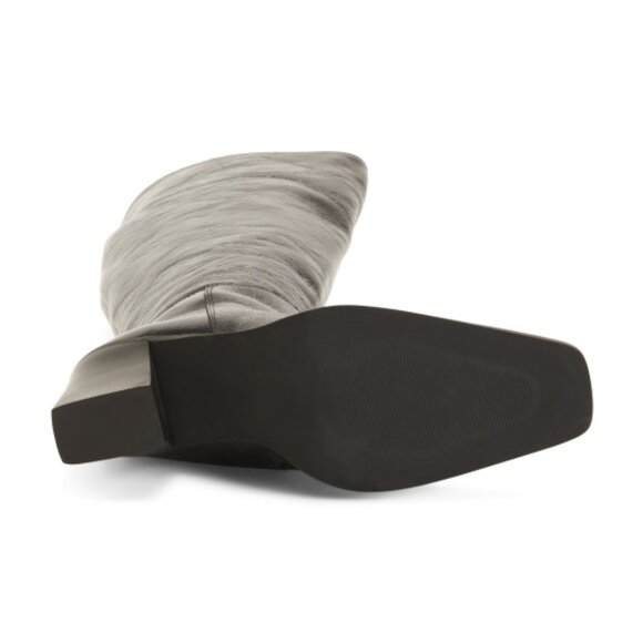 EMANUELE CRASTO Made In Italy Leather High Shaft Boots - Picture 3 of 3